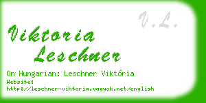 viktoria leschner business card